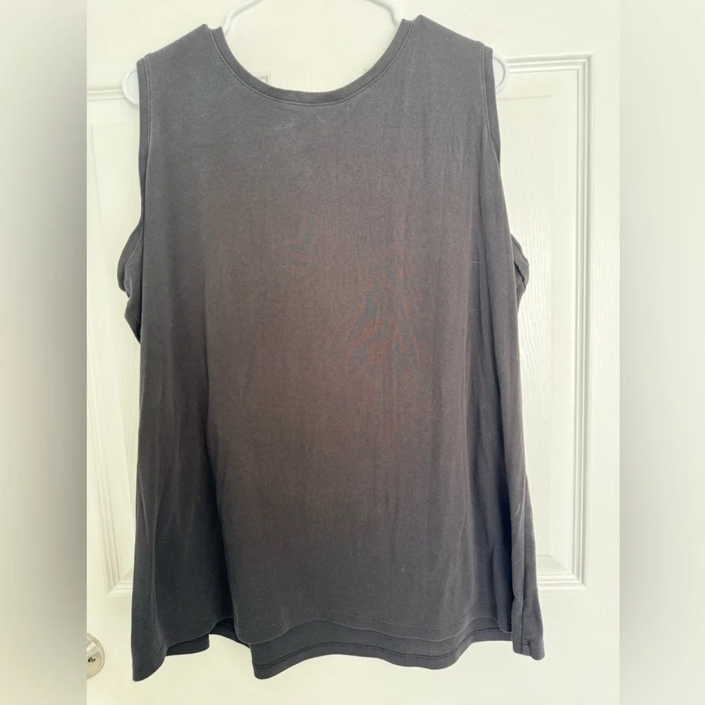 Lane Bryant Black Sleeveless Tank Top Women’s Size 22/24 - Picture 2 of 3